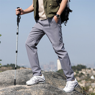 Spring and Autumn New Fashionable Men's Casual Pants Loose Straight Summer Breathable Thin Outdoor Pants Men's Cross-border Hair