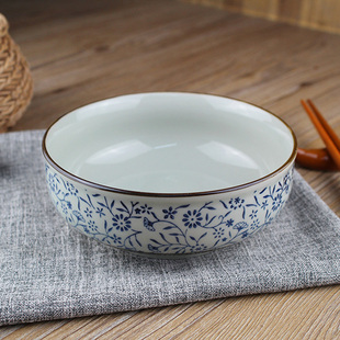 Japanese style Japanese style 5.75 inch low bowl steamed dish bowl steamed egg bowl soup bowl salad bowl porridge bowl small bowl specialty tableware