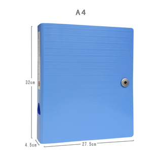 Two-hole binder a4 folder loose-leaf shell thickened plastic punching folder four-hole folder three-hole file folder