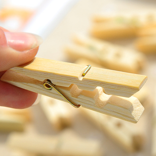 Bamboo clip socks clip clothes clip clothes clip clothes clip windproof greenhouse bamboo clip small wood wholesale