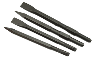 Electric hammer percussion drill square shank pointed flat chisel pick drill electric pick shovel U-shaped chiseling slotting through wall drill