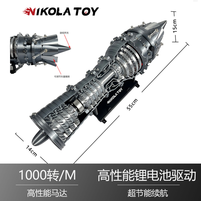 Ge-J79 Turbojet Engine Model-1000 Rpm/M