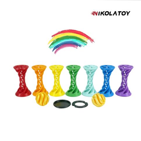 Colorful Spiral Decompression Toy