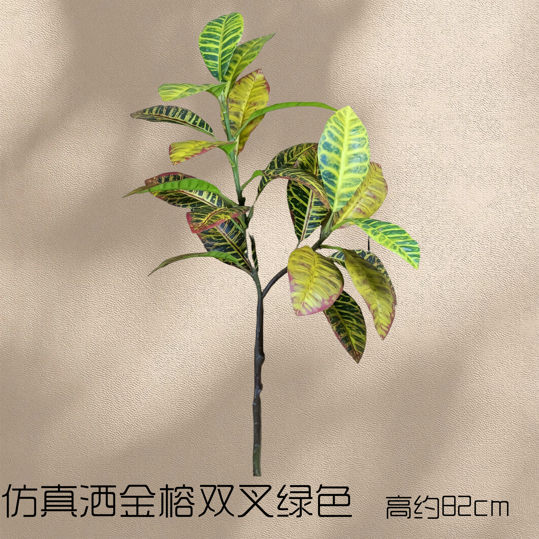 A Green Double-Headed Golden Banyan Tree