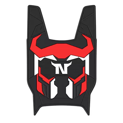 Electric vehicle foot mat NLT foot mats, electric vehicle modification - new-thickened-nlt-red-and-white-comes-with-traceless-adhesive
