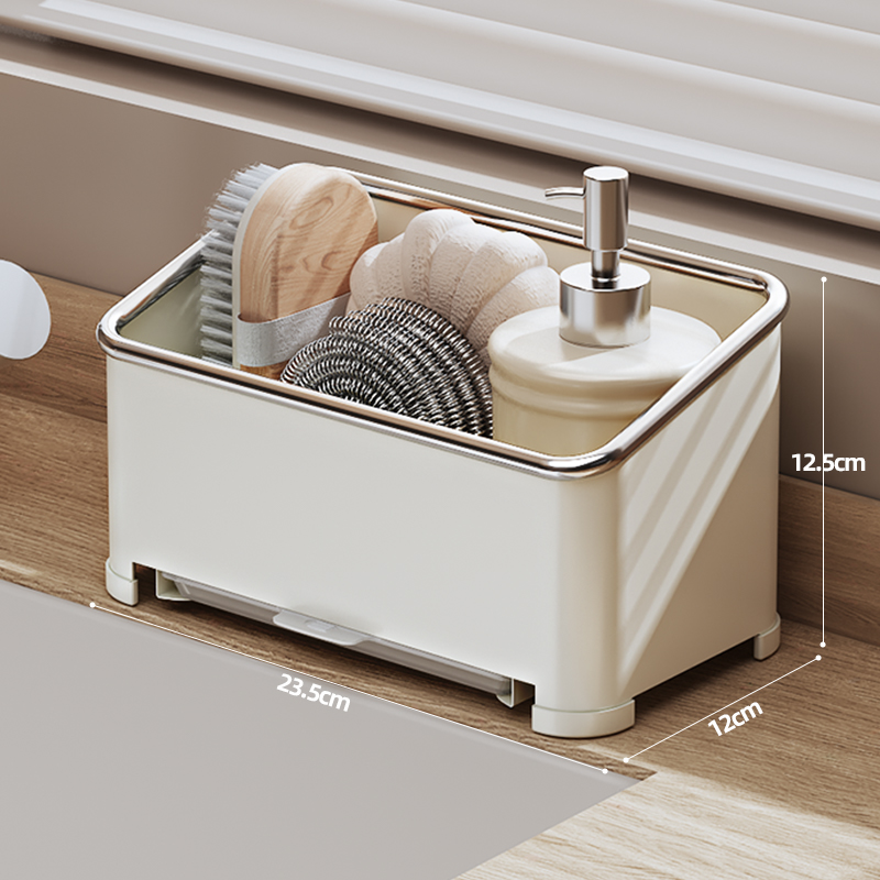 [Square - Drain Tray] Milky White