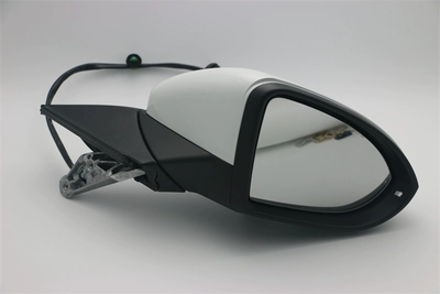 mirror lens, housing, frame, Large field of view rear view auxiliary mirror - volkswagen-golf-72014-2020-model-left-side-drivers-side-13-wire-assembly-with-heating-electric-folding-and-memory-function