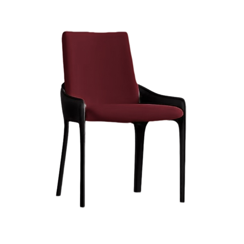 [Overseas Original]Black + Red - Imported Ecological Genuine Leather + Saddle Leather