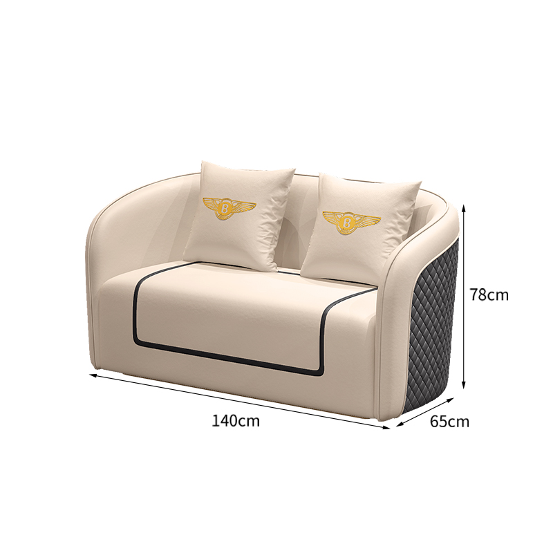 Double Beige Sofa