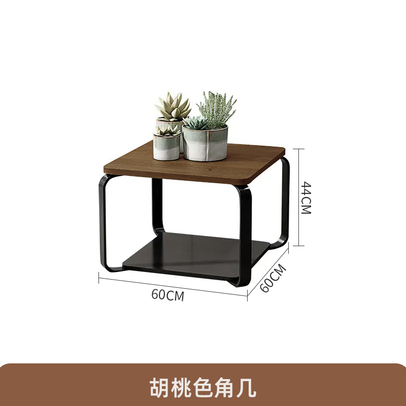 Walnut Wood Corner Table