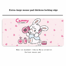 3mmmikko猫咪鼠标垫超大可爱女生电脑键盘垫办公桌垫书桌垫