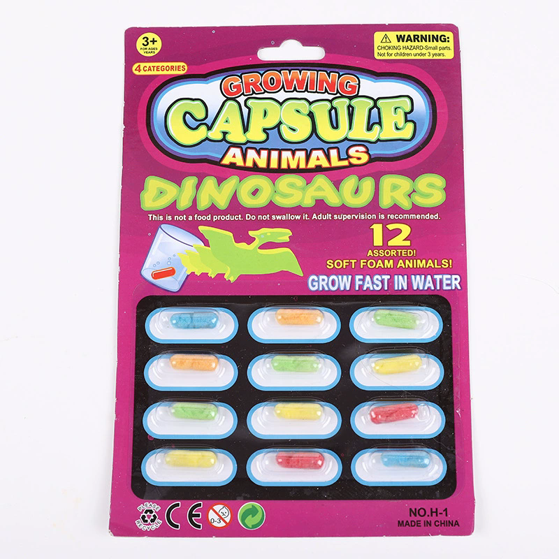 12 Dinosaur Gel Pills