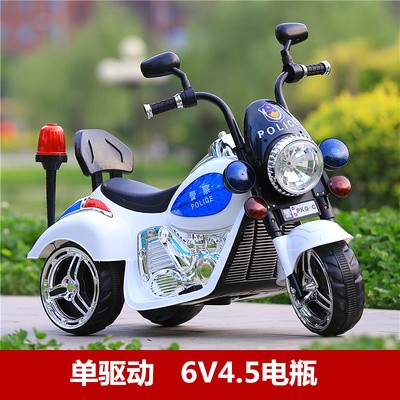 Single Drive, White☆6V4.5A Battery Without Gift