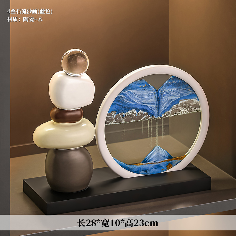 [Better Than Blue]2025 Time Comes and Turns Quicksand Painting