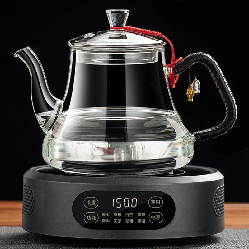 tie rope A kettle 1.1L (special for boiling water) + black electric ceramic stove 