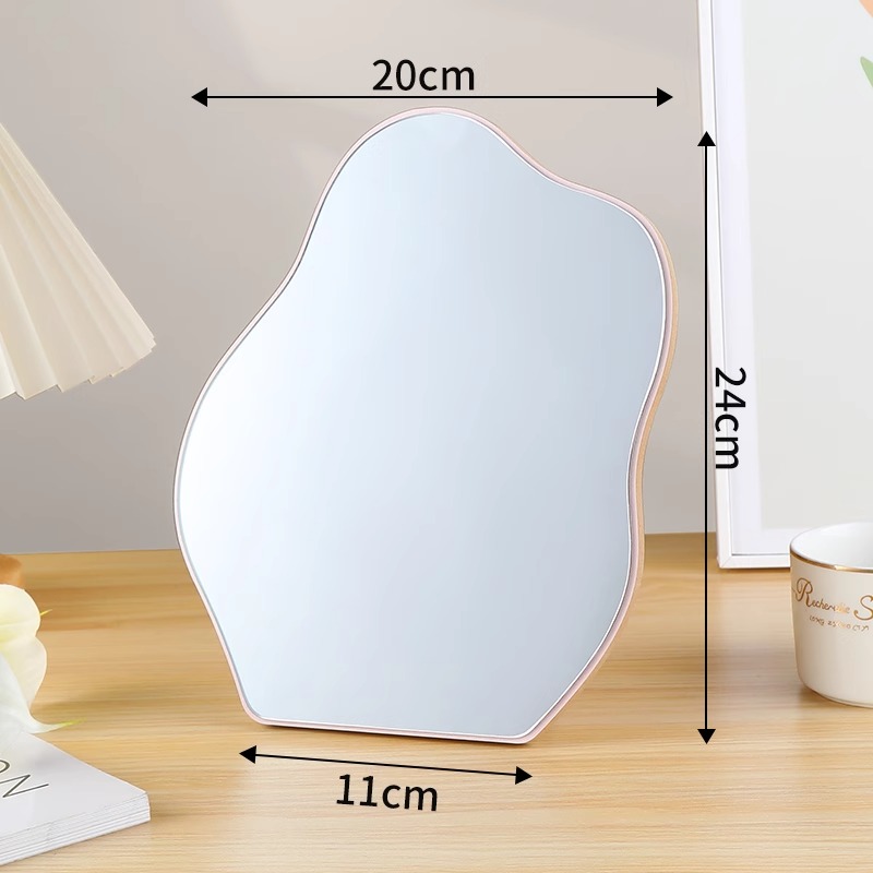 Simple Clouds-Light Pink-Clear Mirror/High-Definition Imaging/Small and Portable