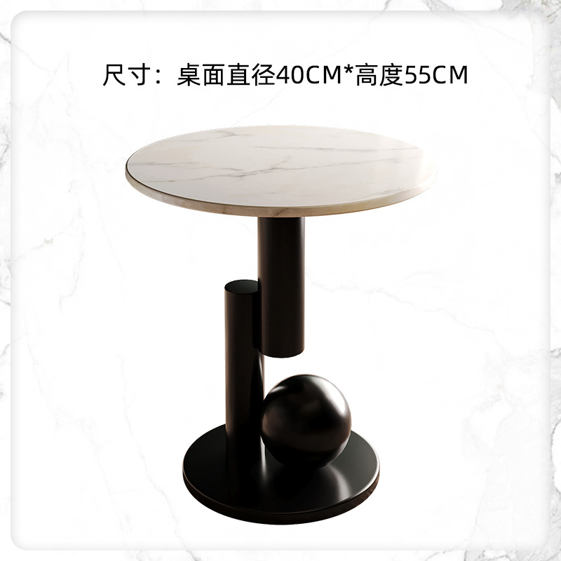 Diameter 40 Height 55 [Snow Mountain White + Black Frame]