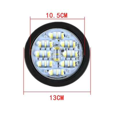 Brake light truck 4inch reverse, turn, and - four-inch-6d-lens-single-light-white-1-piece-other