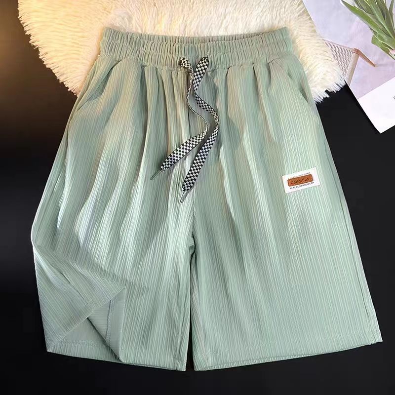 Green[Ultra-Thin Ice Silk Shorts]