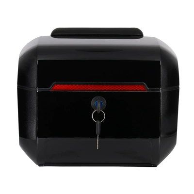 Electric car tail box, Yadi electric - black-key-lock-fz-separate-trunk-without-lining-default-item
