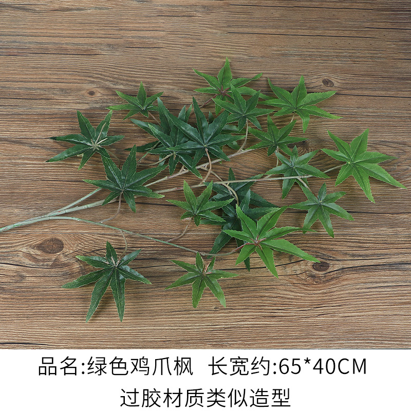 Glued Material Green Chicken Feet Maple