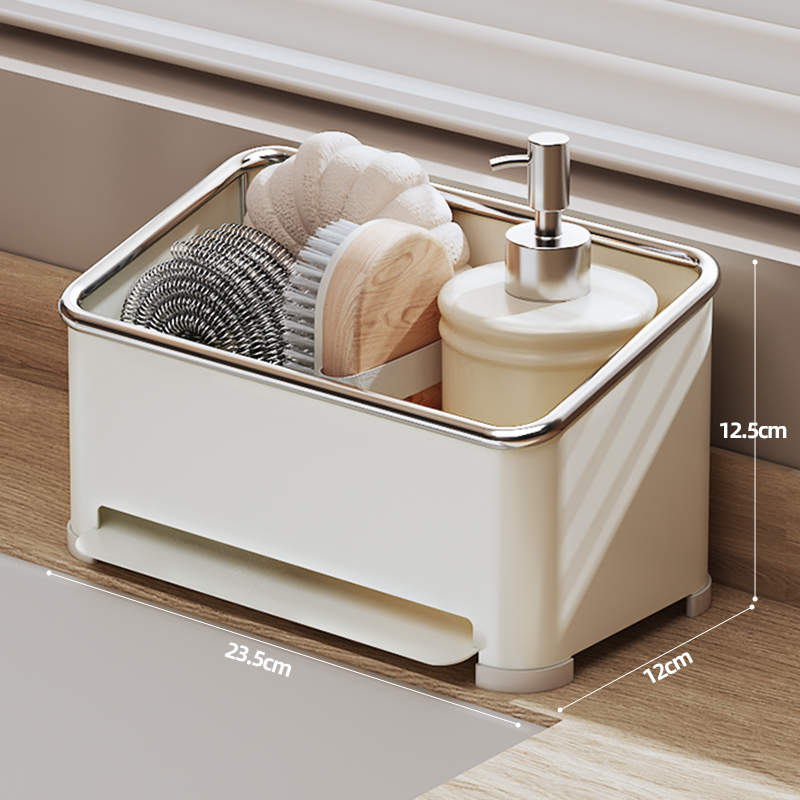 [Square - Straight Row Drain] Milky White