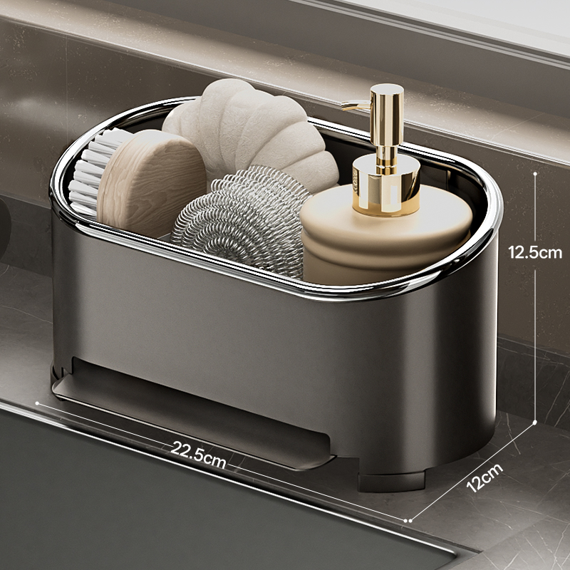 [Egg-straight drain] gun gray-countertop 