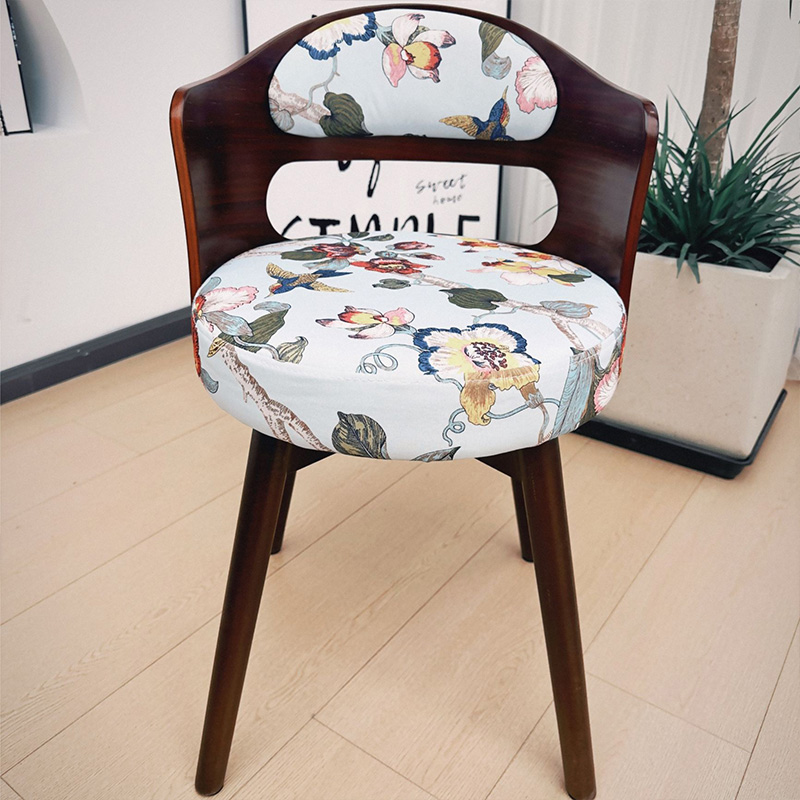 Pattern-Colored Flowers [Wooden Walnut Color]