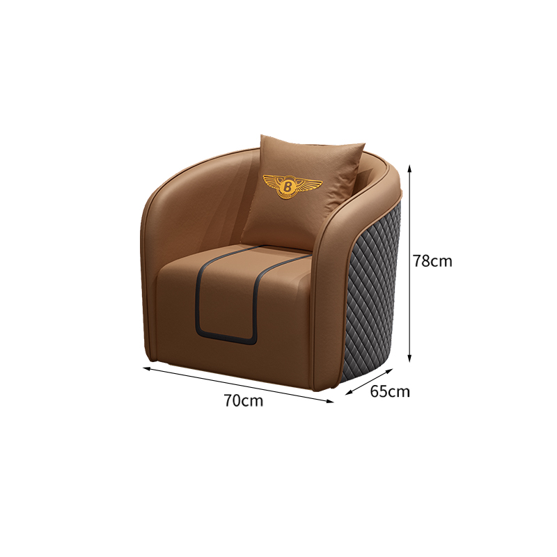 Single Brown Sofa