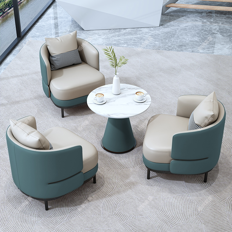 One Table and Three Chairs [Green + White Slate] Five-Year Warranty