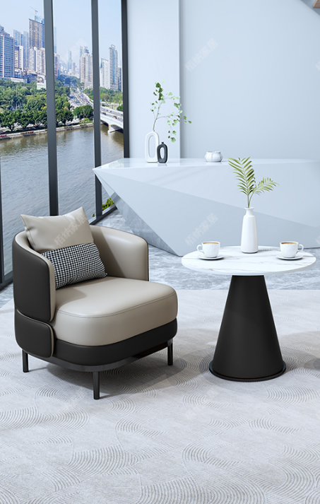 One Table and One Chair [Black + White Slate] Five-Year Warranty
