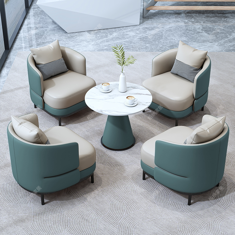 One Table and Four Chairs [Green + White Slate] Five-Year Warranty