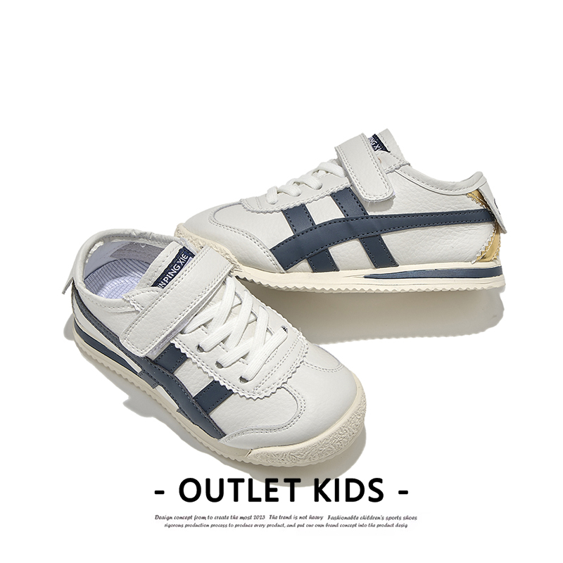 leather navy blue size 