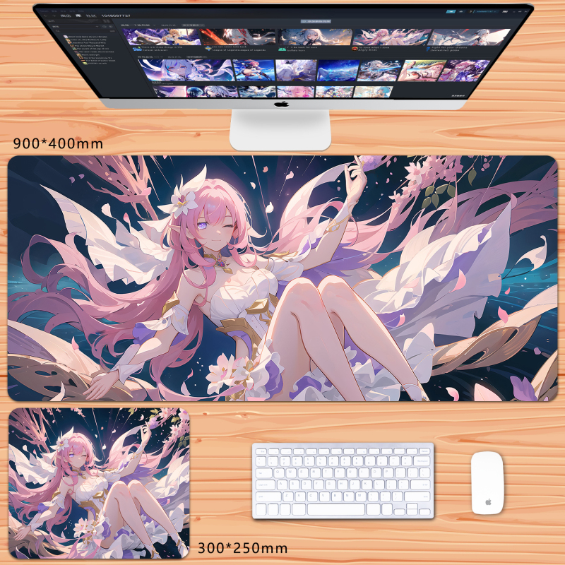 3mm Honkai Impact 3 Mouse Pad Extra Large Anime Kiana Theresa Elysia Two-Dimensional Notebook 3mm Honkai Impact 3 Mouse Pad Extra Large Anime Kiana Theresa Elysia Two-Dimensional Notebook