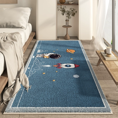 Strip Baby Anti-fall Thickened Bedroom | Car Carpet - rocket-should-be-repaired-with-plastic-bottom-sherpa-40120cm-environmentally-friendly-and-odor-free