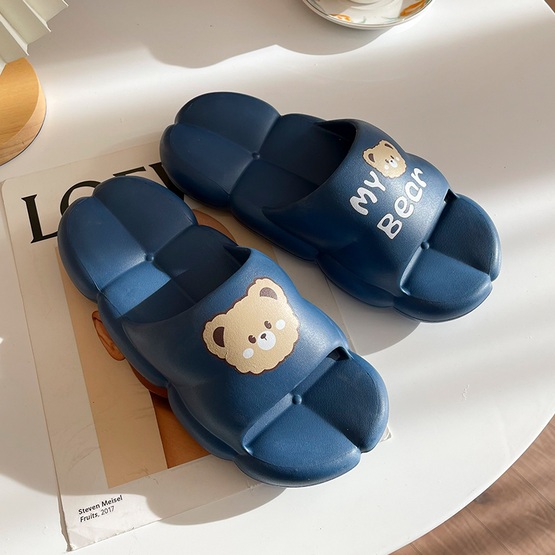 Navy Blue [Bear Pattern] ღ [Breathable &amp; Odor-Resistant]