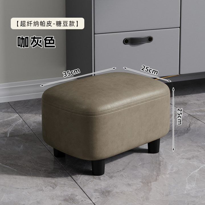 [Microfiber Nappa Leather - Anti-Fouling and Wear-Resistant - Will Not Collapse after Sitting for a Long Time]Coffee Gray-Medium