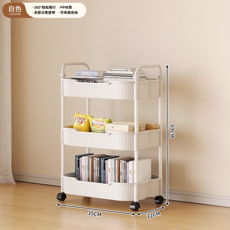 Brand New Storage Rack ლ3 Layers - Tea Color · Innovative Upgrade⭐Multifunctional and Removable