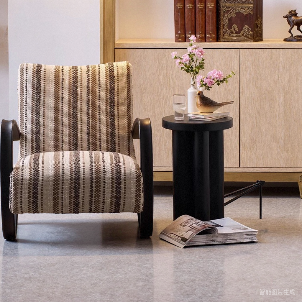 Dusk Brown Single Chair[New.Patent.Chenille]