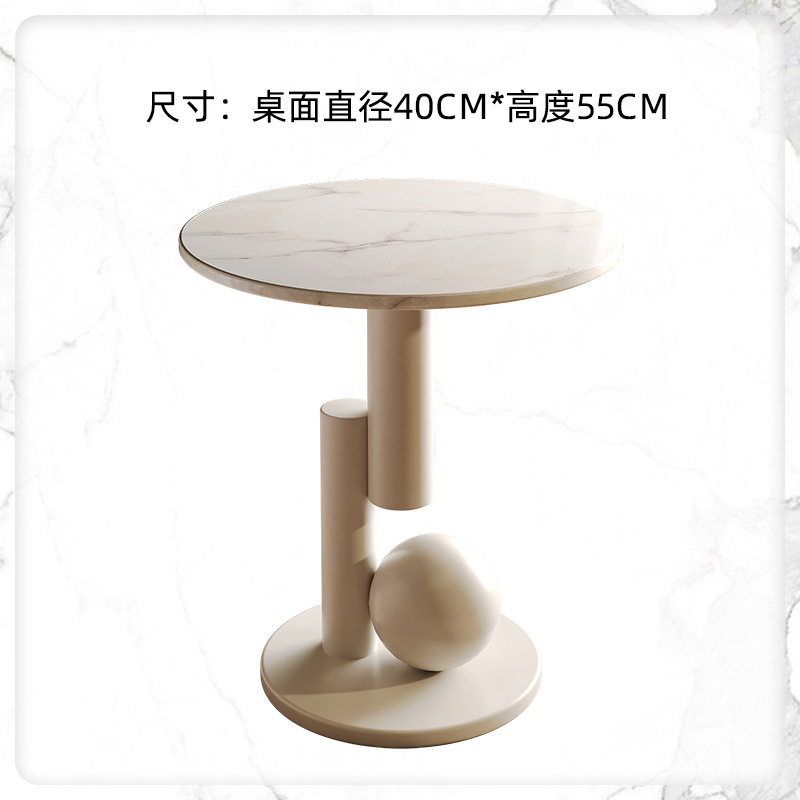 Diameter 50 Height 55 [Snow Mountain White + Gold Frame]