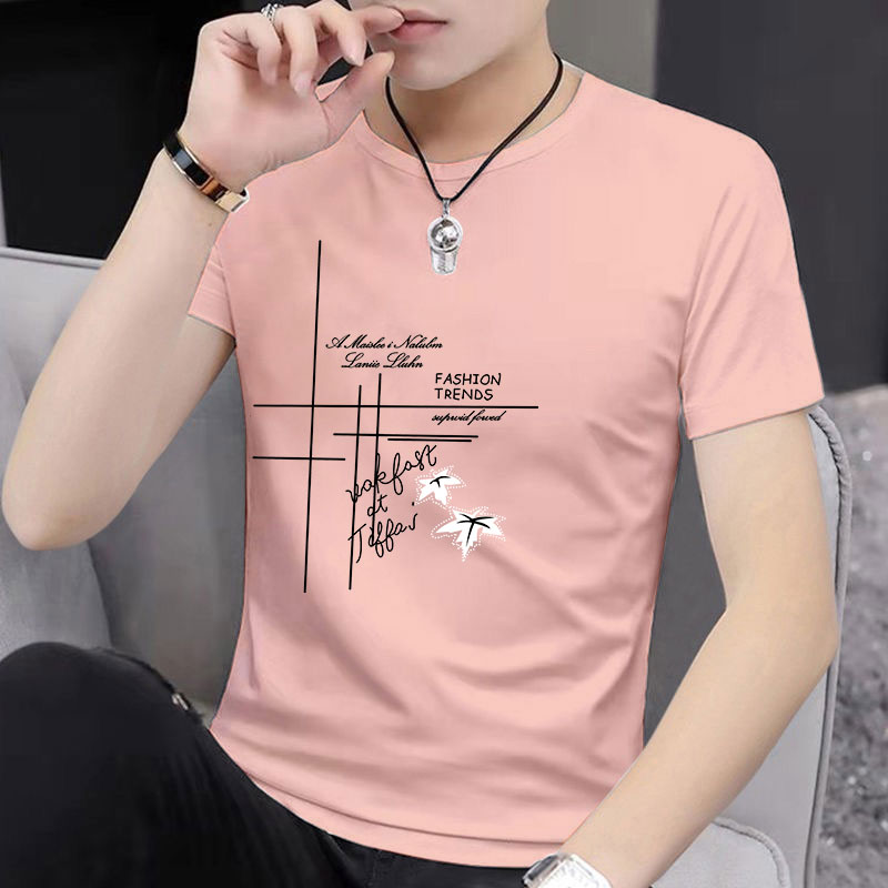 Short Sleeves[Bamboo Flower Style]Pink