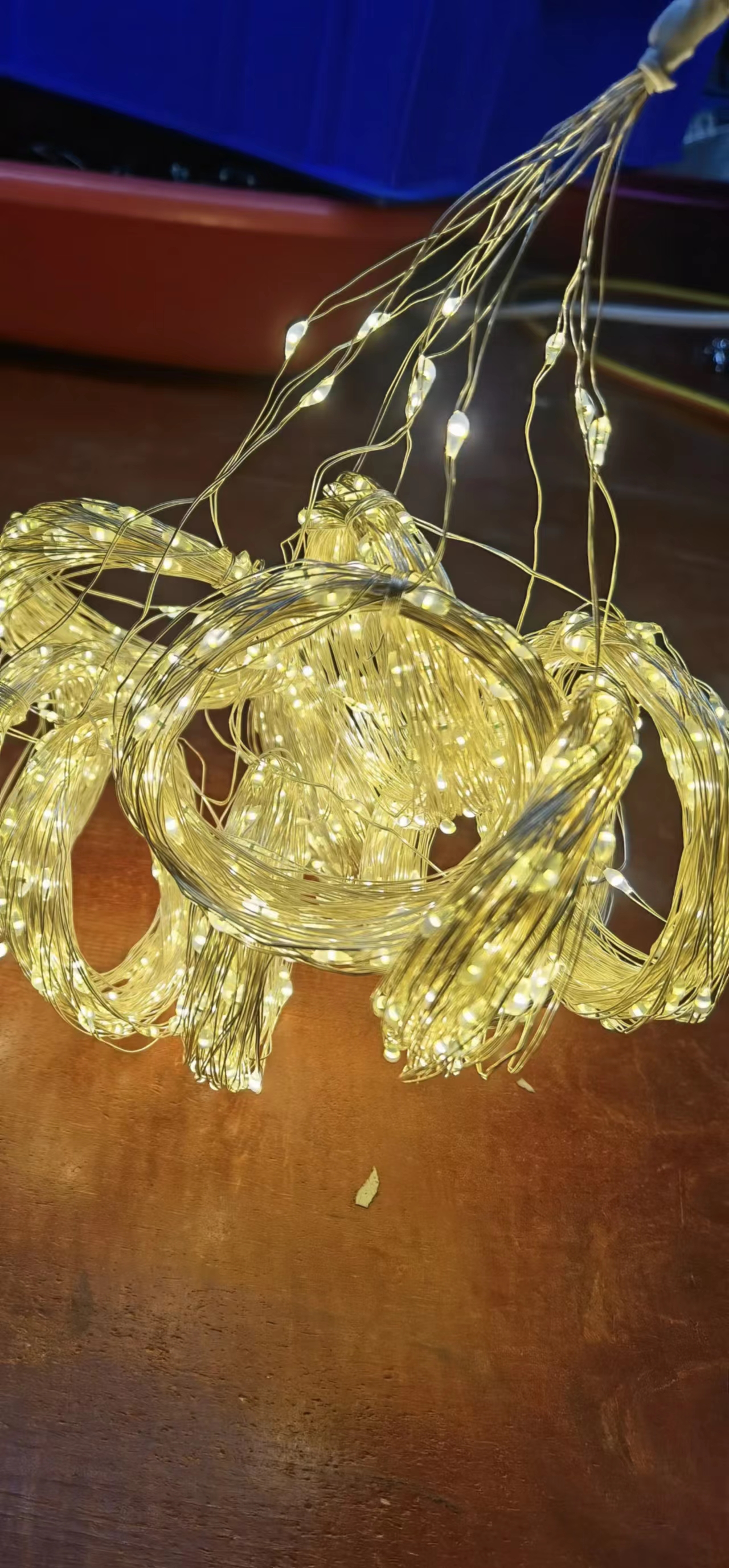 Silver Wire Warm Light Copper Wire Lamp One to Ten