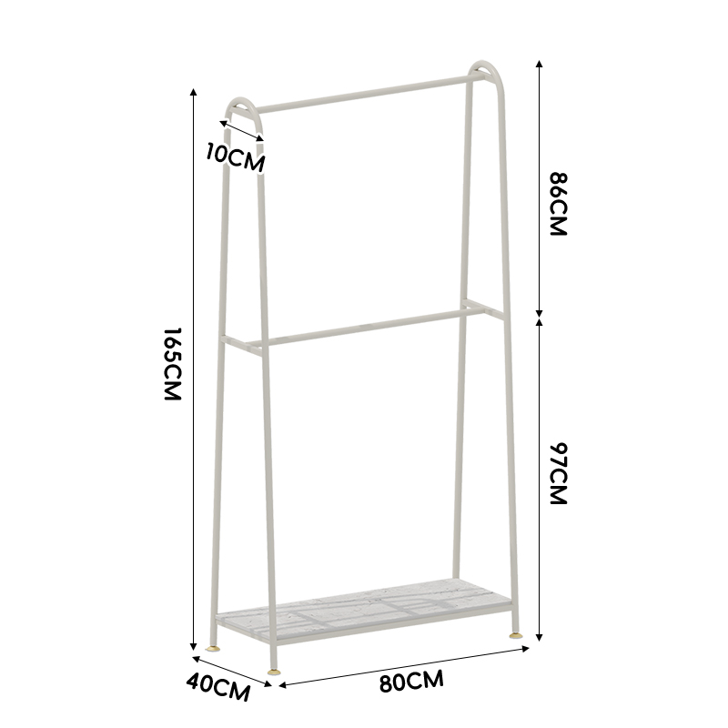 Cream Style-Double Layer-With Lower Plate-80Cm