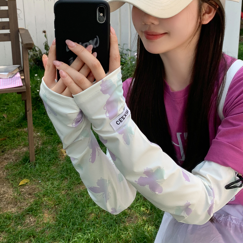 Purple Butterfly [Upf50+ Adjustable Elasticity]