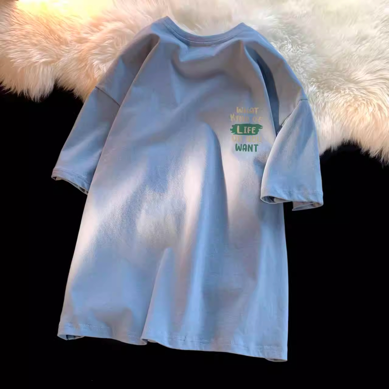 High Quality Xinjiang Pure Cotton[Haze Blue]