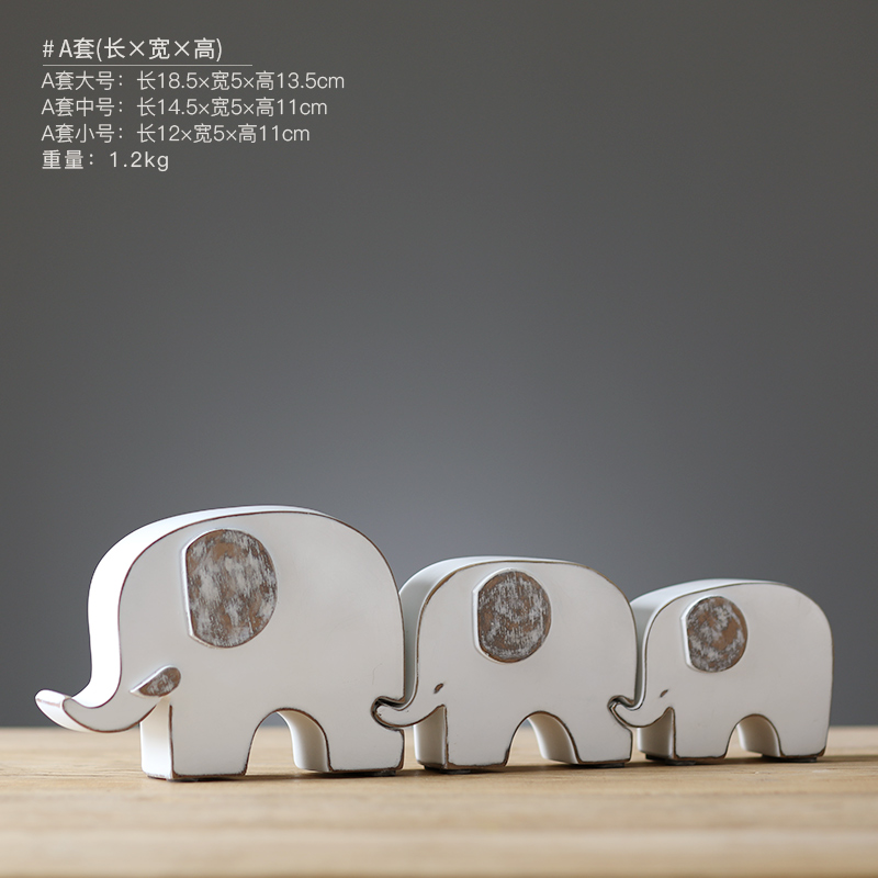 Conjoined Baby Elephants (3 Pieces)