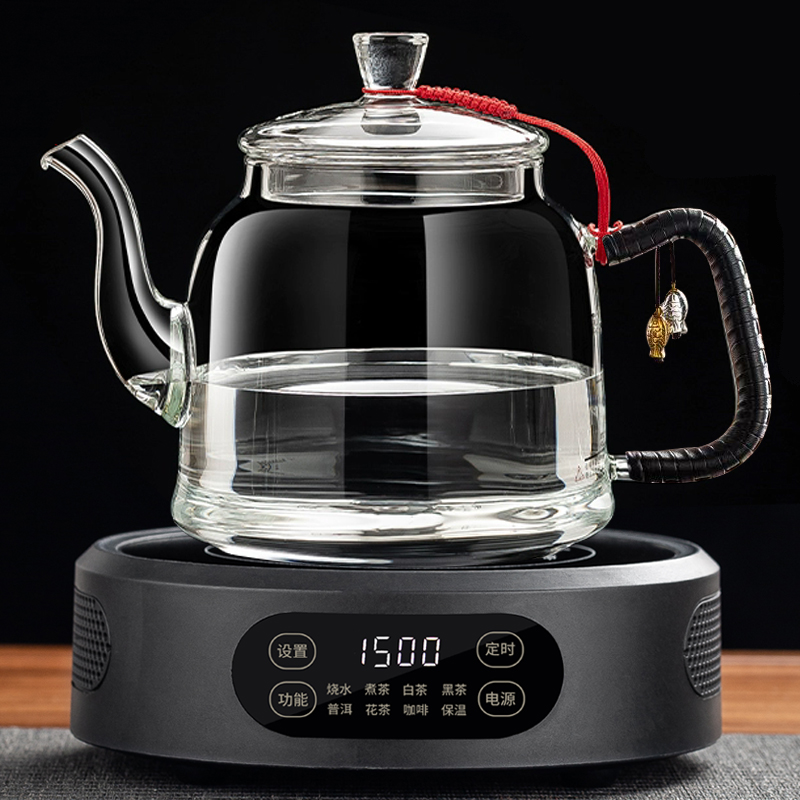 tie rope B Kettle 1.3L (special for boiling water) + black electric ceramic stove 