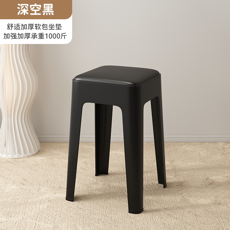 Gentleman Black[Reinforced Long Fiberglass-Thick Soft Cushion]Load Capacity 400kg