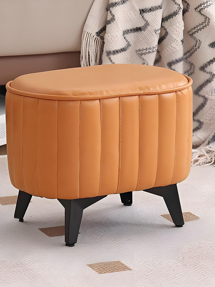 Oval Stool Orange