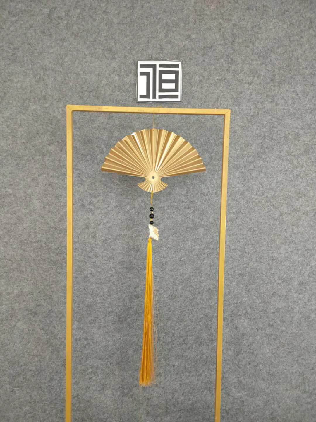 Fan-Shaped Wheat Tax Pendant